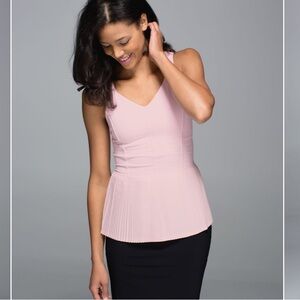 NWT Lululemon City Tank Barely‎ Pink